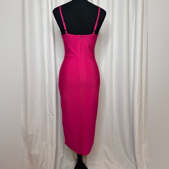 NWT fuchsia pink bandage dress - Picture 3 of 6